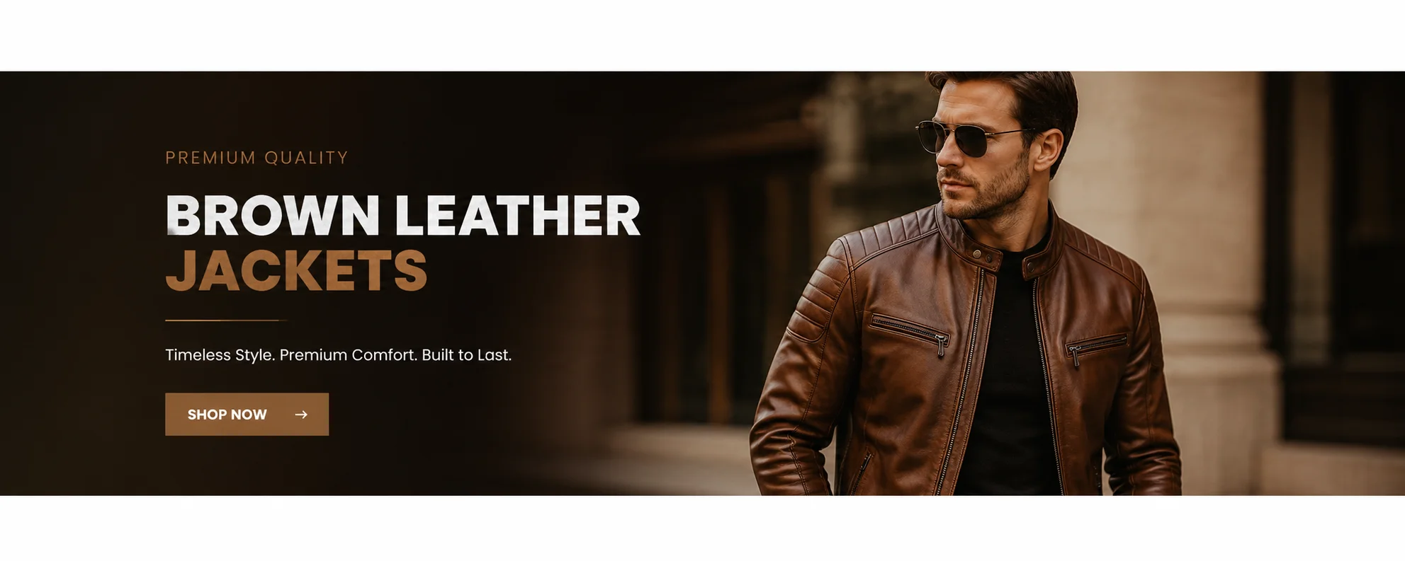 main leather jacket banner